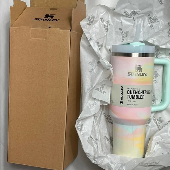 BRAND NEW 40 oz Stanley Cup!!! Clean Slate Collection, warm serene brushstroke! - Picture 3 of 3